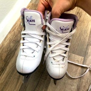 Jackson Soft Skate Girl's Figure Skates Ice Skates White Size 9J